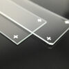 positively charged microscope slides corners