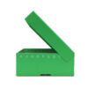 Flip top box 2in, 100 places, Green