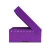 Flip top box, purple