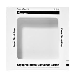 cryoprecipitate carton fenwal
