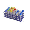 Tube rack 60 place, blue